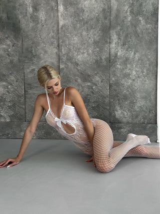 ALORA IVORY BODY STOCKING