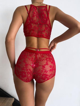 AURA CRIMSON BRALET SET - Scarlet Secret