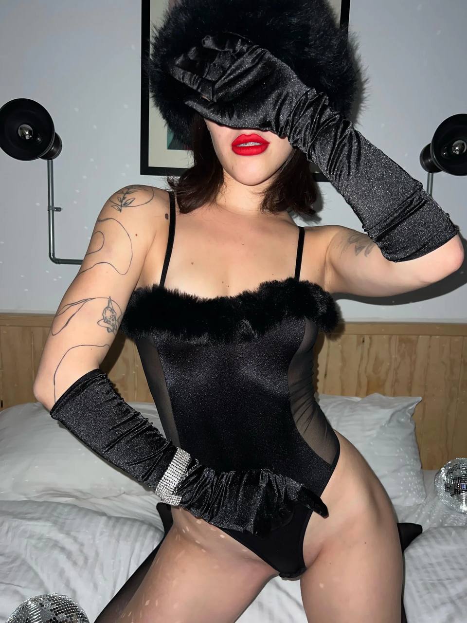 BLACK ALLURE BODYSUIT - Scarlet Secret