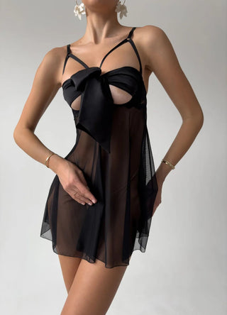 BLACK VELVET PROMISE BABYDOLL - Scarlet Secret