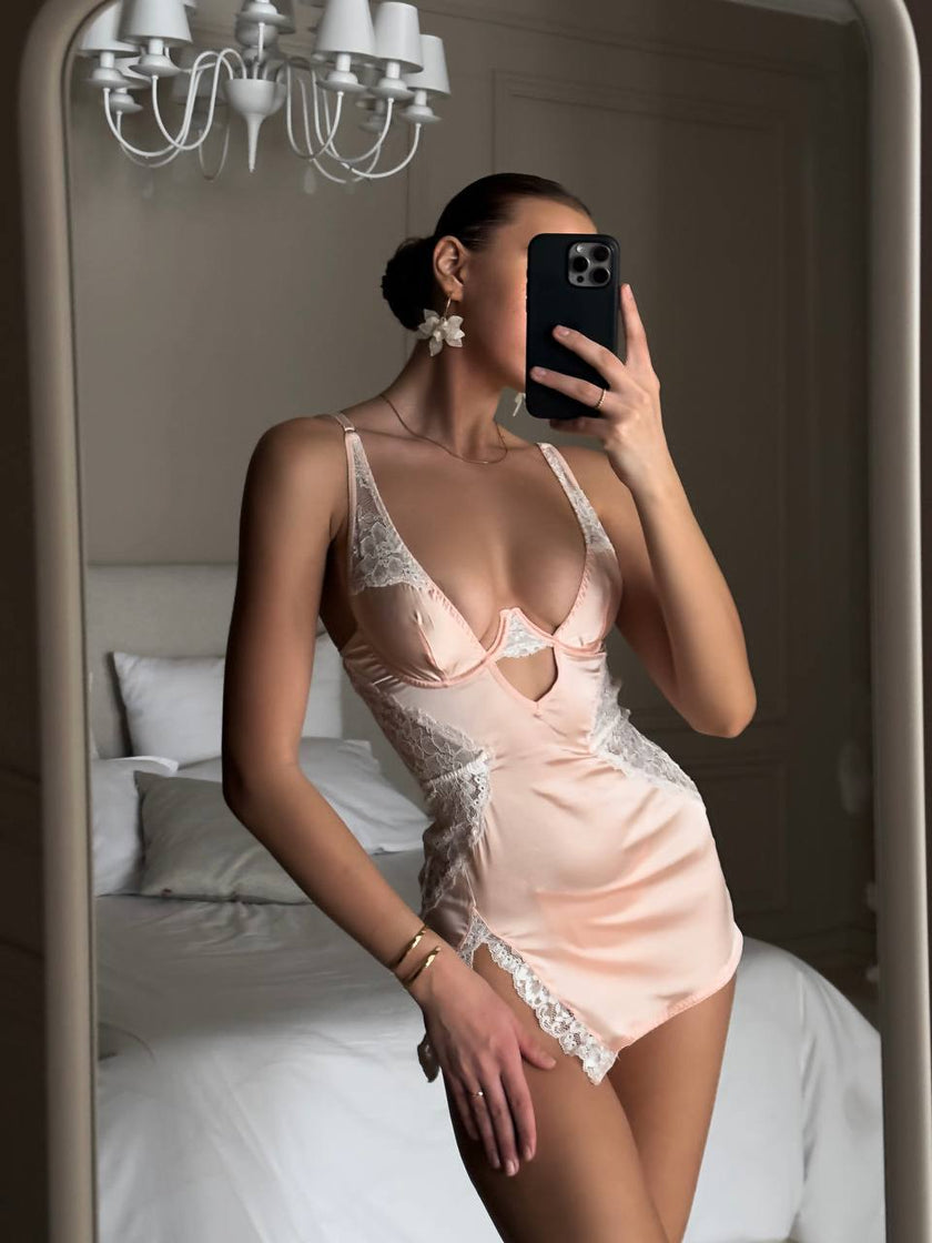 BLUSH VEIL BABYDOLL - Scarlet Secret