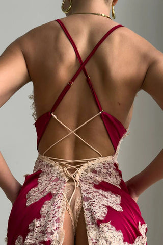 BURGUNDY BELLE BABYDOLL - Scarlet Secret