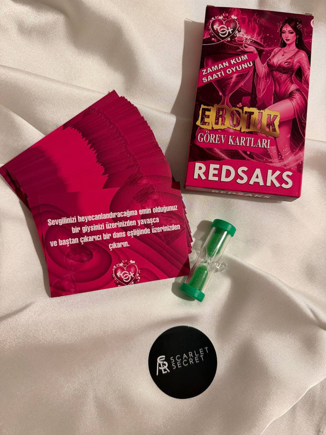 FANTEZİ GÖREV KARTLARI – KUM SAATLİ - Scarlet Secret