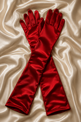 KIRMIZI SATEN ELDİVEN - Scarlet Secret