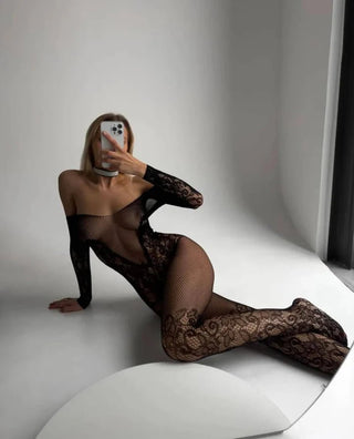 MIDNIGHT LACE BODYSTOCKING - Scarlet Secret
