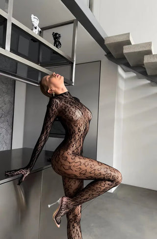 MIDNIGHT SERPENT BODYSTOCKING - Scarlet Secret