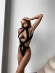 NOİR BOUND BODYSUİT - Scarlet Secret