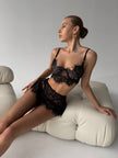 NOIR ENCHANTE BRALET TAKIM - Scarlet Secret