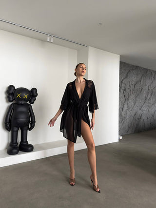 NOIR SERAPHINA BODYSUIT SET - Scarlet Secret