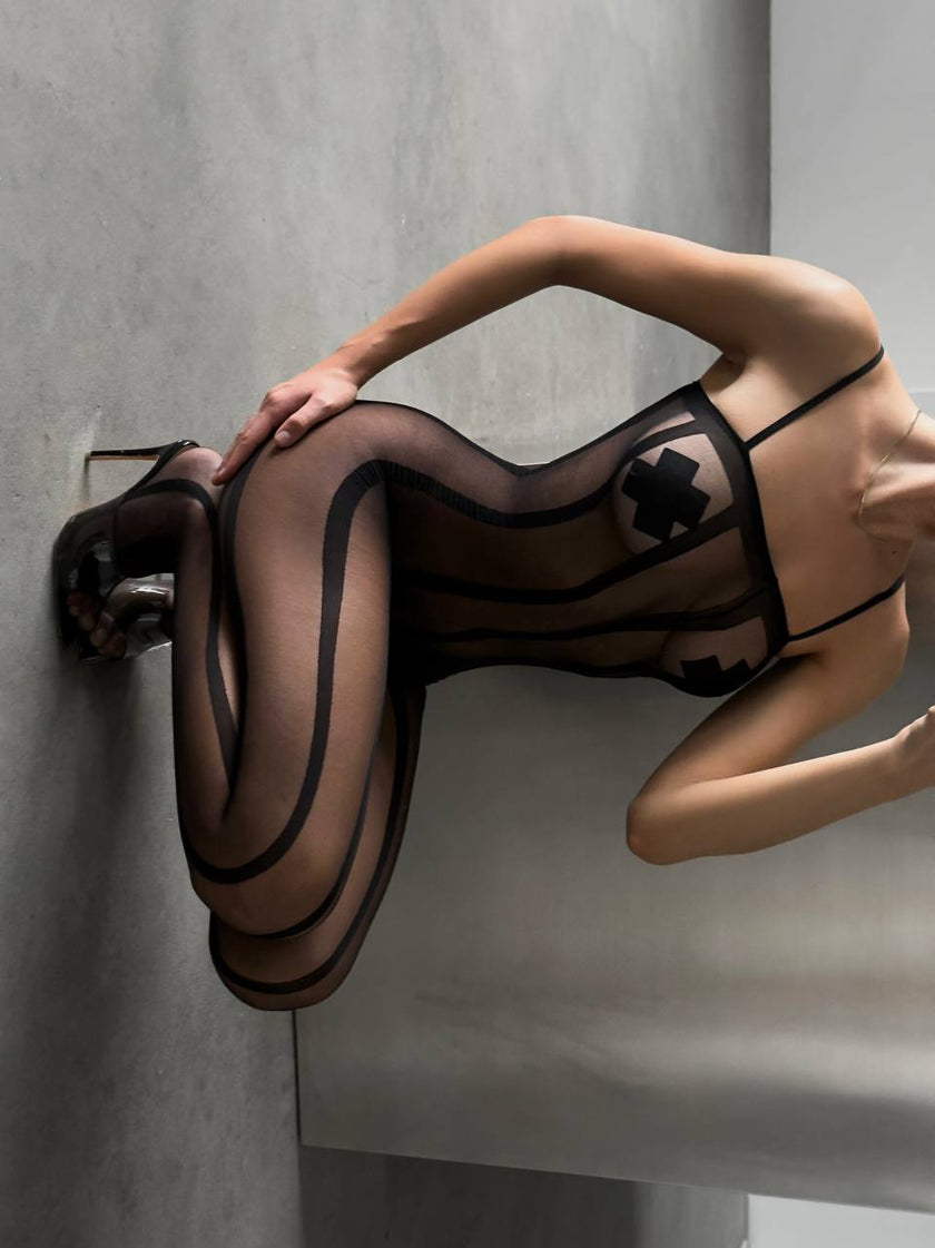 NOIR TRACE BODYSTOCKING - Scarlet Secret