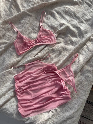 PINK AMOUR BRALET TAKIM - Scarlet Secret