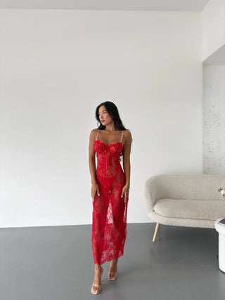 RED SEDUCTION NIGHTDREES - Scarlet Secret