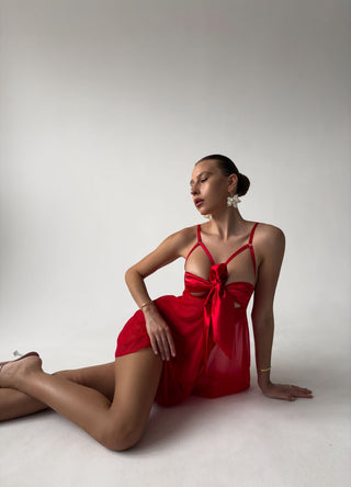 RED VELVET PROMISE BABYDOLL - Scarlet Secret