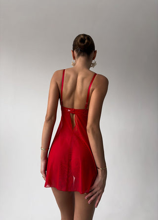 RED VELVET PROMISE BABYDOLL - Scarlet Secret