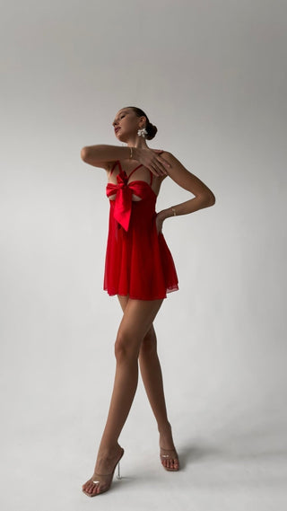 RED VELVET PROMISE BABYDOLL - Scarlet Secret