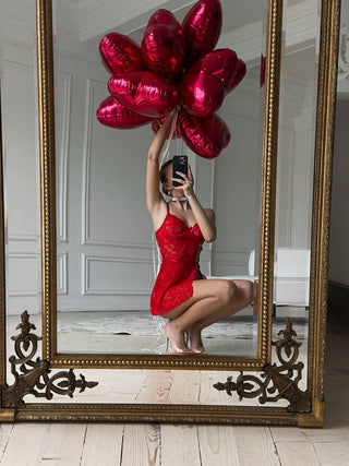 ROUGE SILHOUETTE BABYDOLL - Scarlet Secret