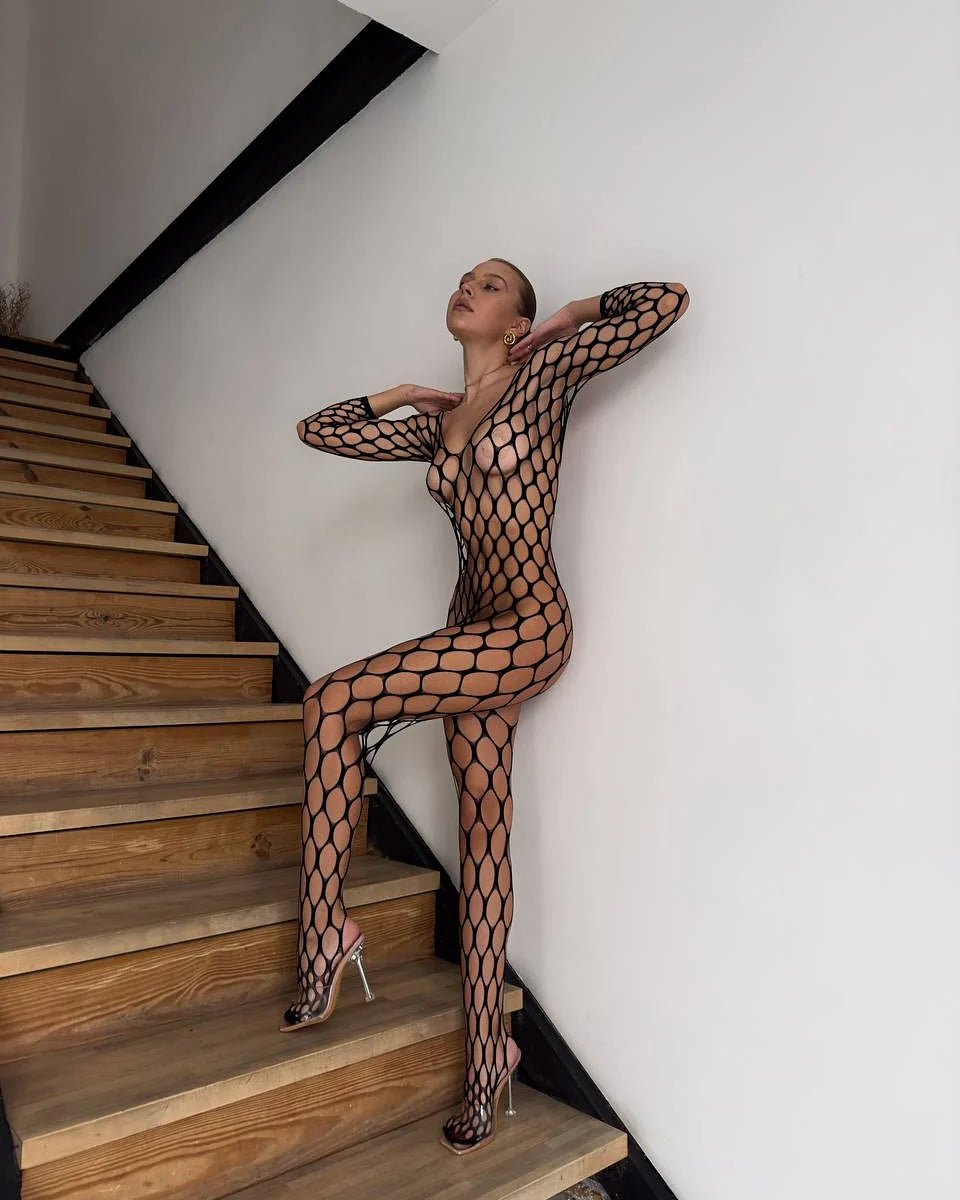 VENOM VEIL BODYSTOCKING - Scarlet Secret