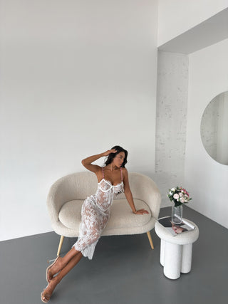 WHITE SEDUCTION NIGHTDRESS - Scarlet Secret