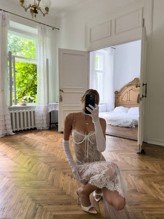 WHITE SEDUCTION NIGHTDRESS - Scarlet Secret